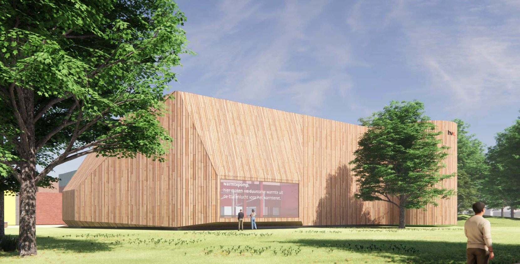 Render van collectief warmtenet Hendrik-Ido-Ambacht